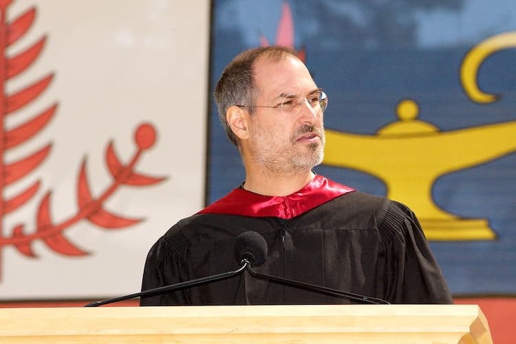 Steve Jobs at Stanford in 2005